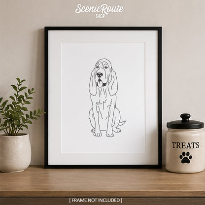 Bloodhound Art Print