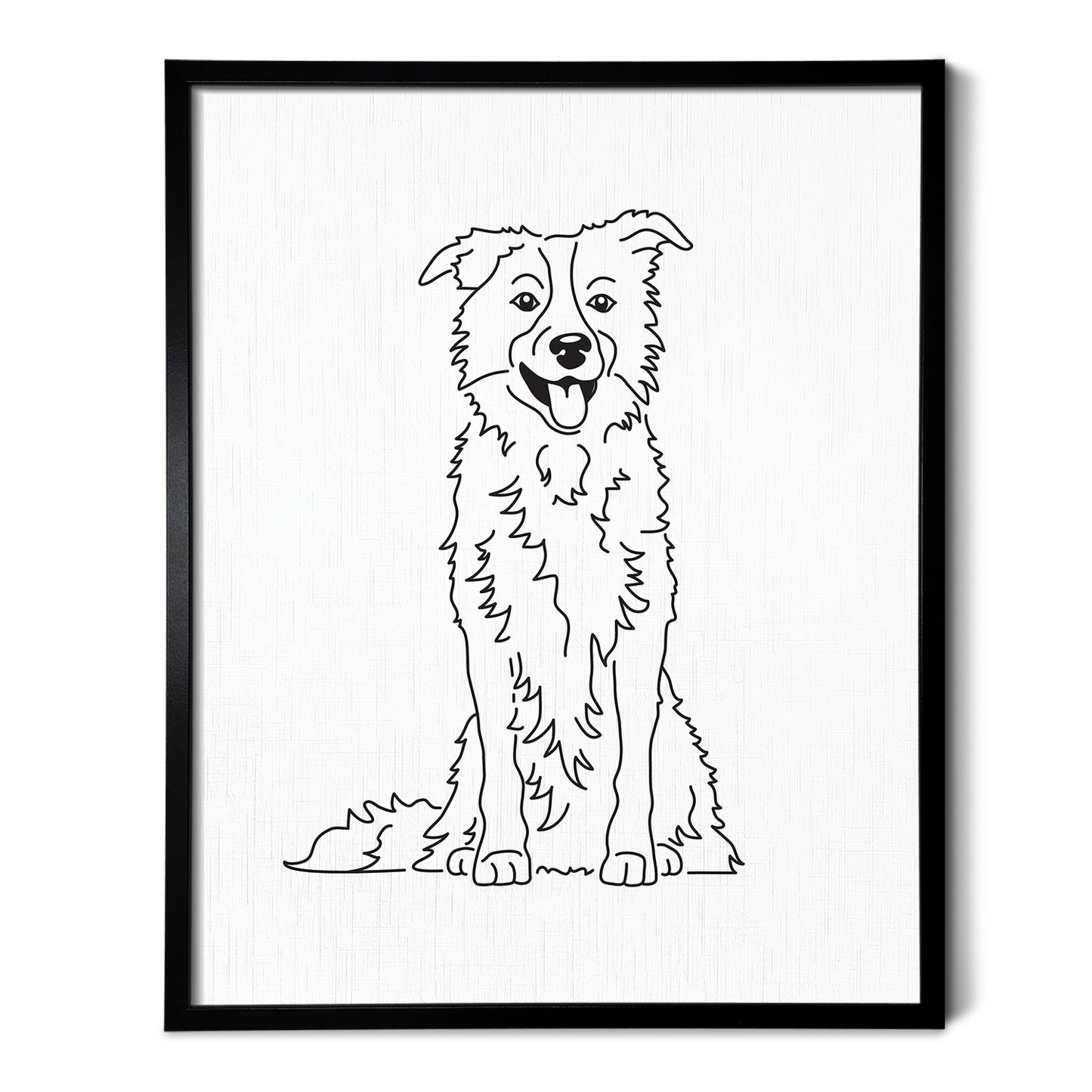 Border Collie Art Print