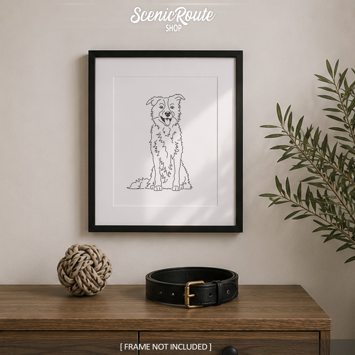 Border Collie Art Print