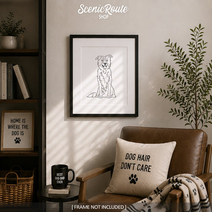 Border Collie Art Print