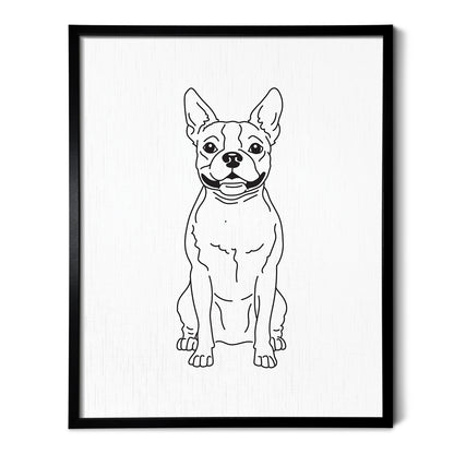 Boston Terrier Art Print