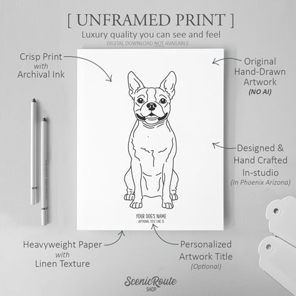 Boston Terrier Art Print