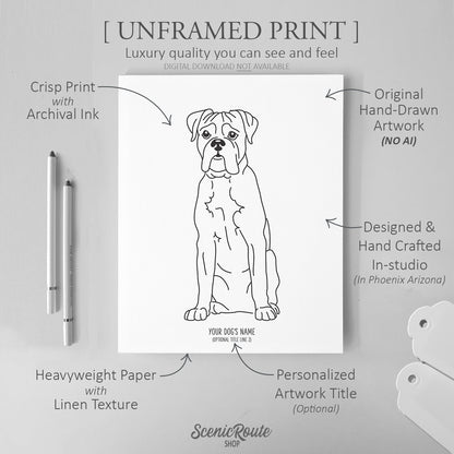 Boxer Art Print