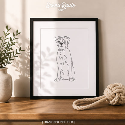 Boxer Art Print
