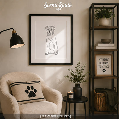 Boxer Art Print