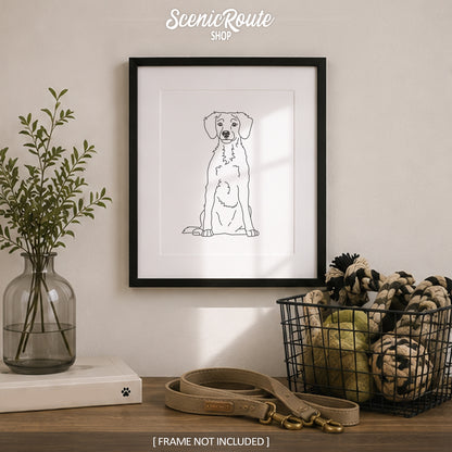 Brittany Spaniel Art Print
