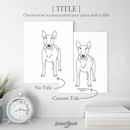 Bull Terrier Art Print