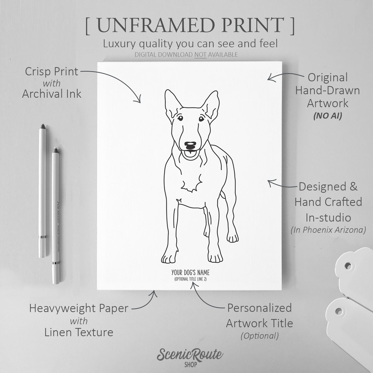Bull Terrier Art Print