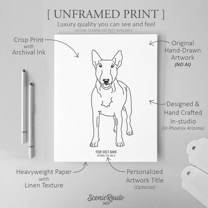 Bull Terrier Art Print