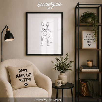 Bull Terrier Art Print
