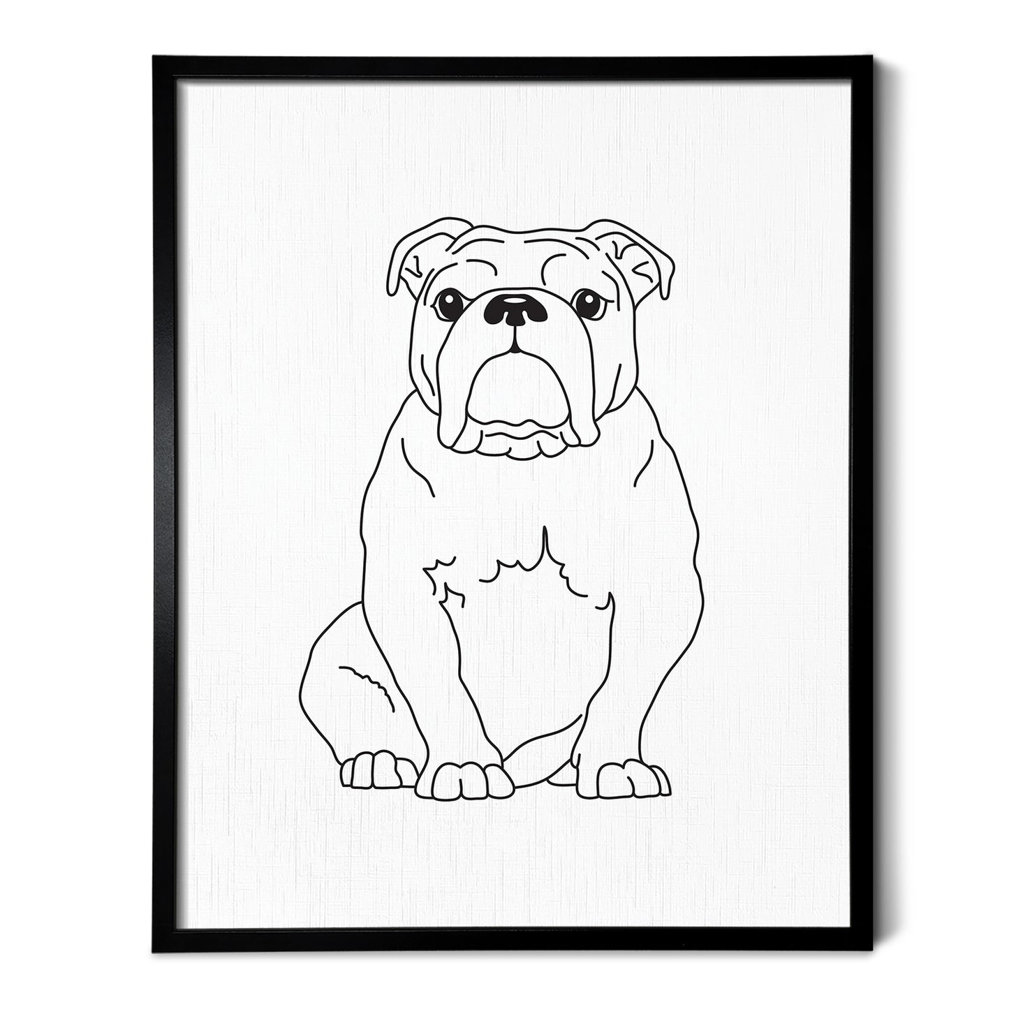 Bulldog Art Print