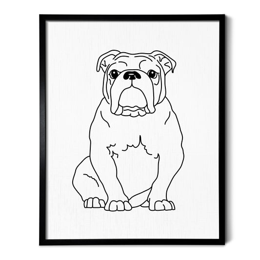 Bulldog Art Print