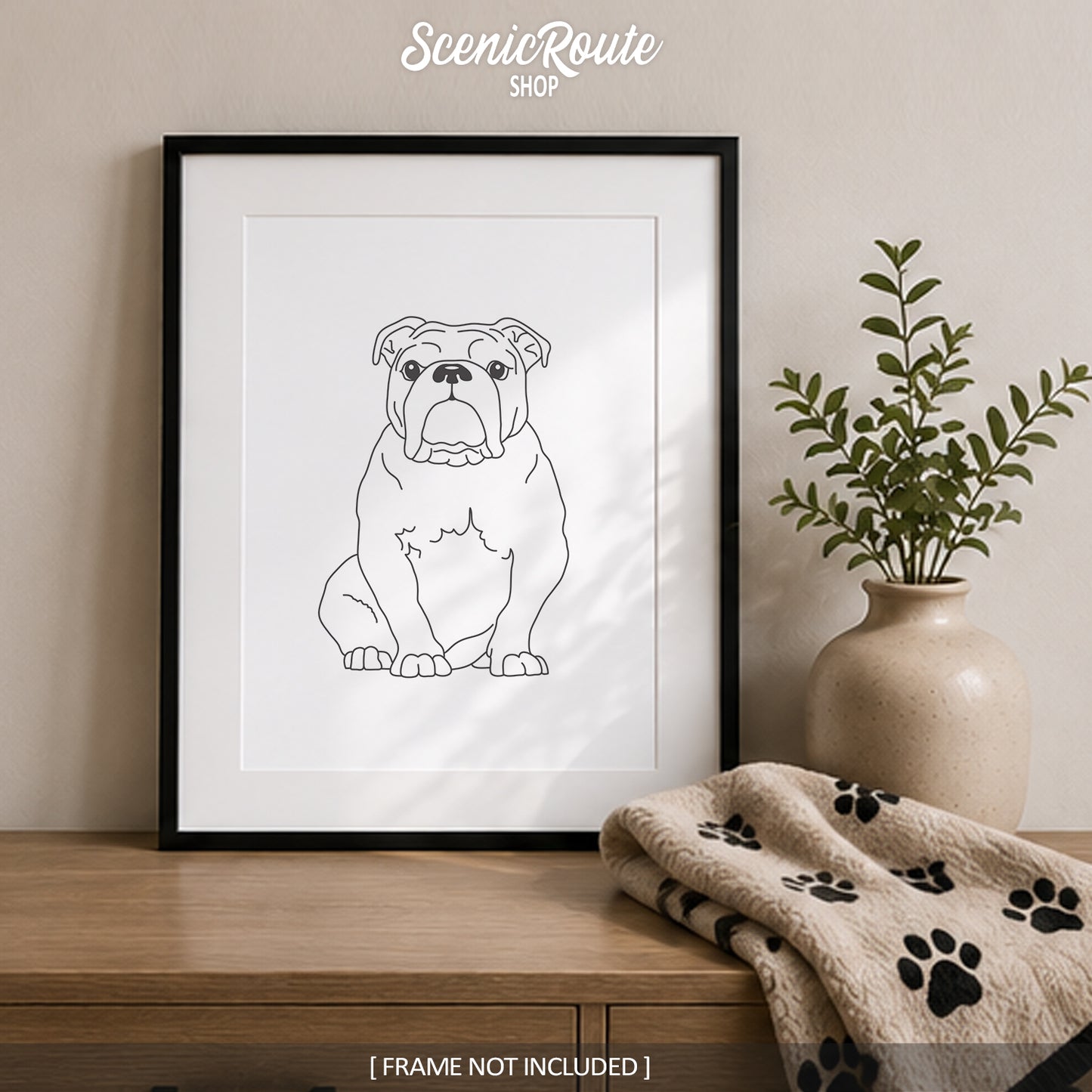 Bulldog Art Print