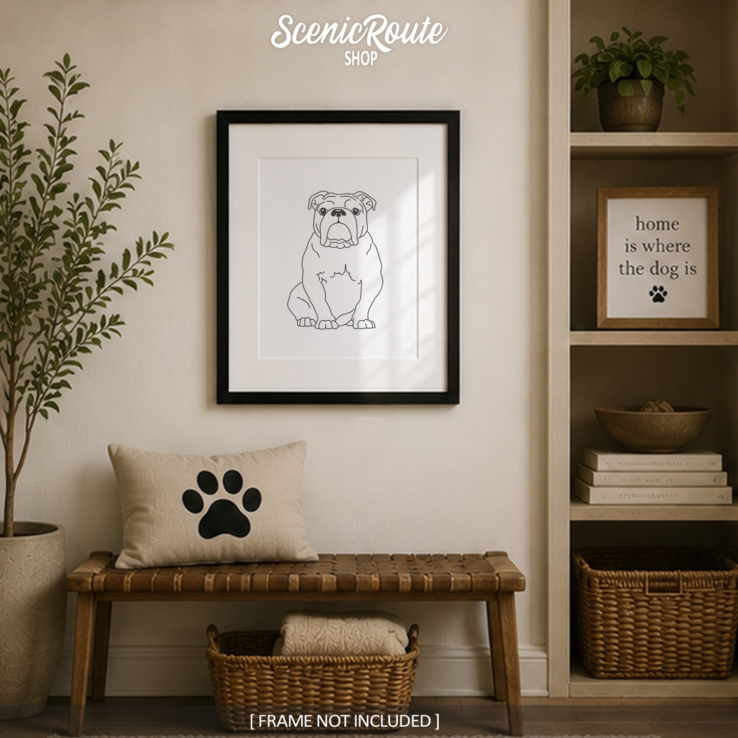 Bulldog Art Print