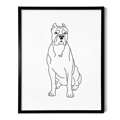 Cane Corso Art Print