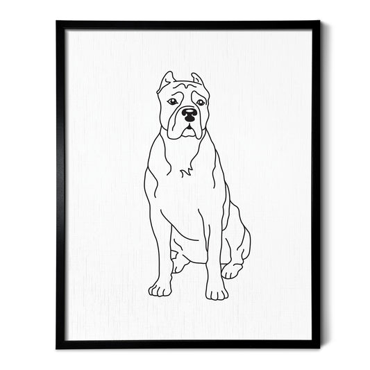 Cane Corso Art Print