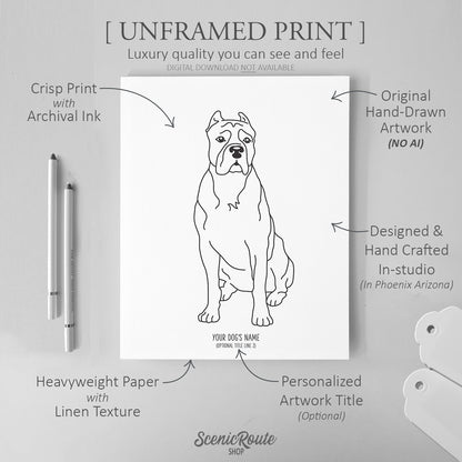 Cane Corso Art Print