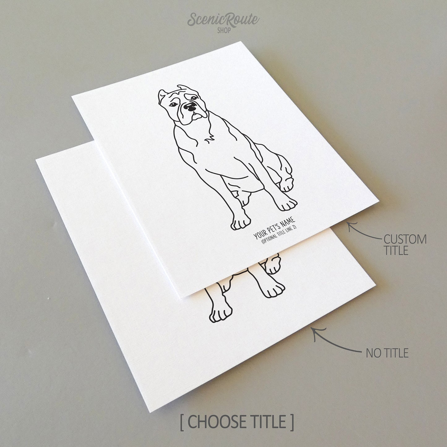 Cane Corso Art Print