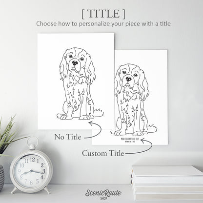 Cavalier King Charles Spaniel Art Print