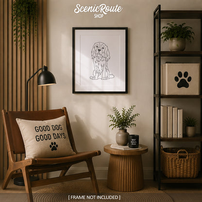 Cavalier King Charles Spaniel Art Print