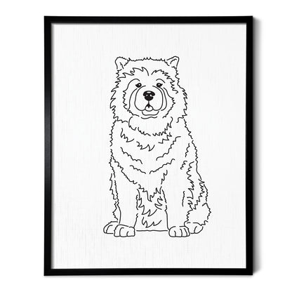 Chow Art Print