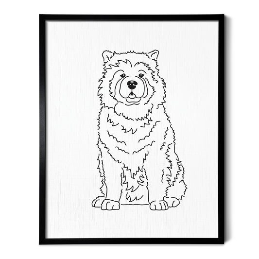 Chow Art Print