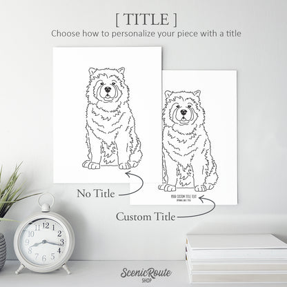 Chow Art Print