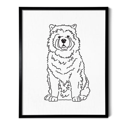Chow Art Print