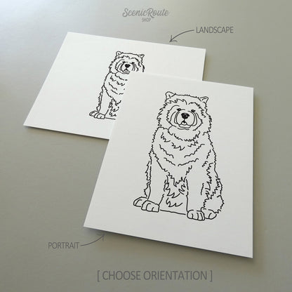 Chow Art Print