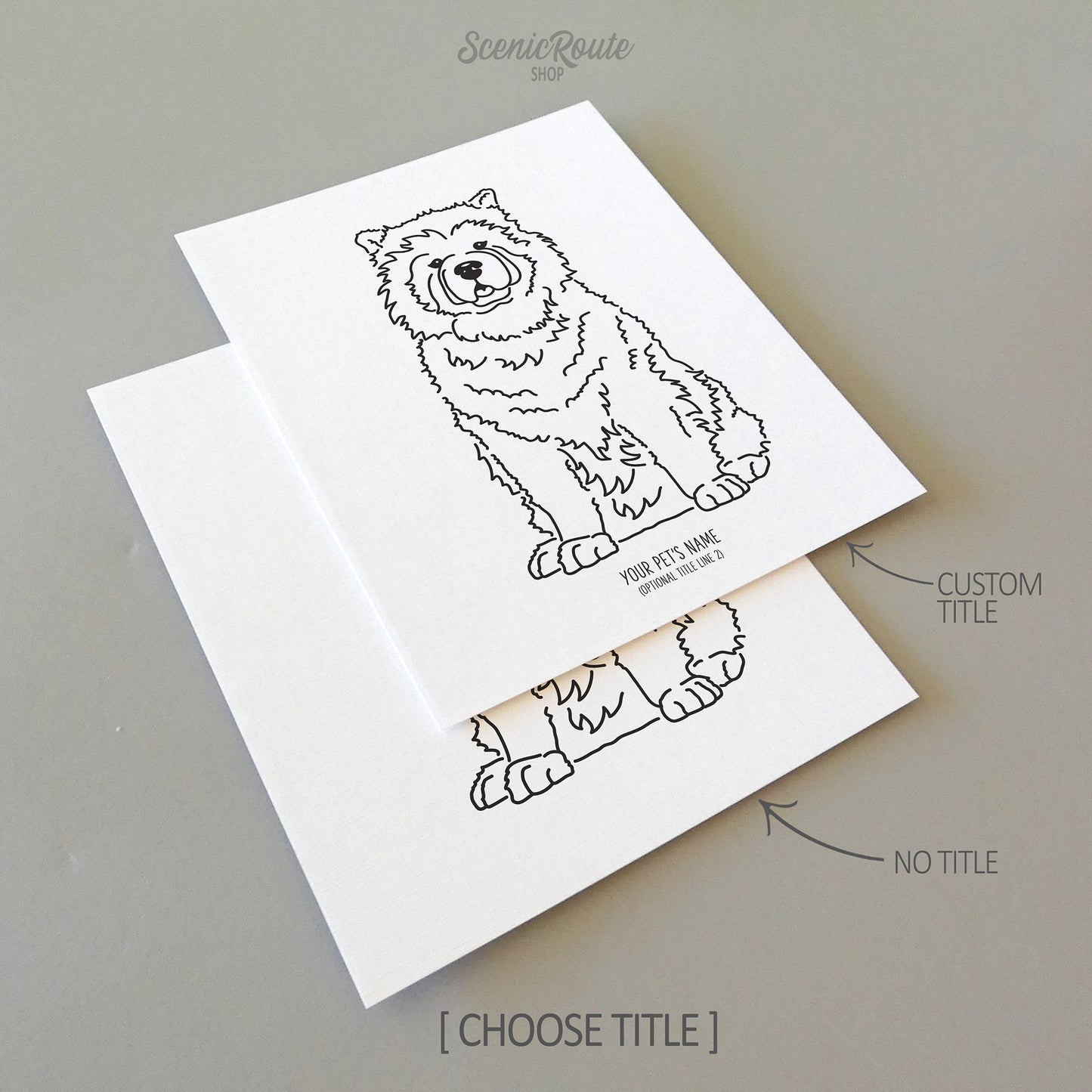 Chow Art Print