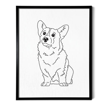Corgi Art Print