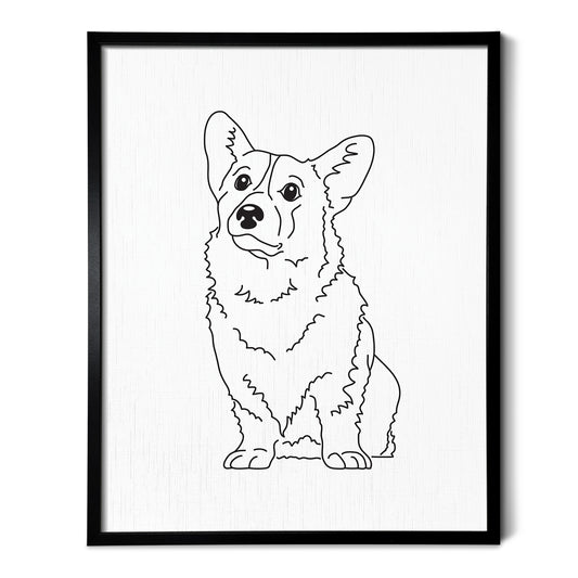 Corgi Art Print