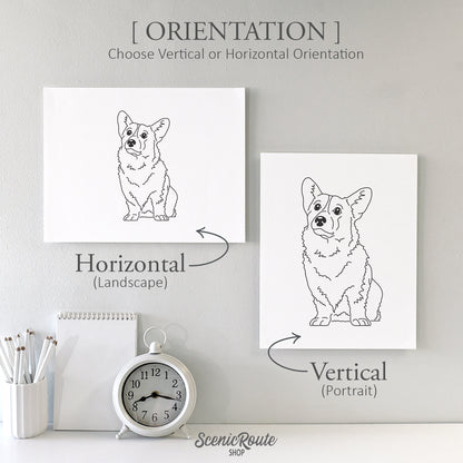 Corgi Art Print