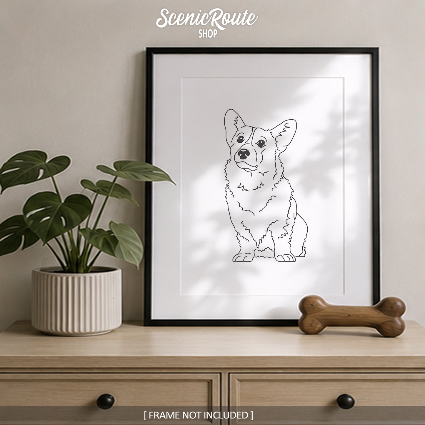 Corgi Art Print