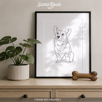 Corgi Art Print
