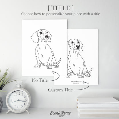 Dachshund Art Print