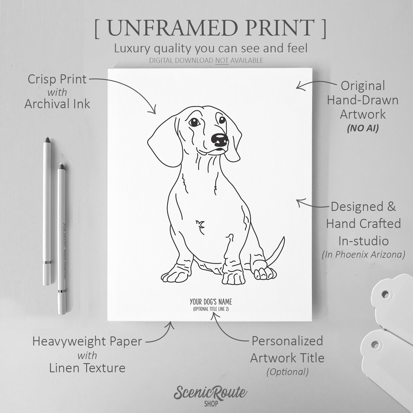 Dachshund Art Print