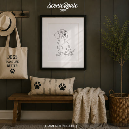 Dachshund Art Print