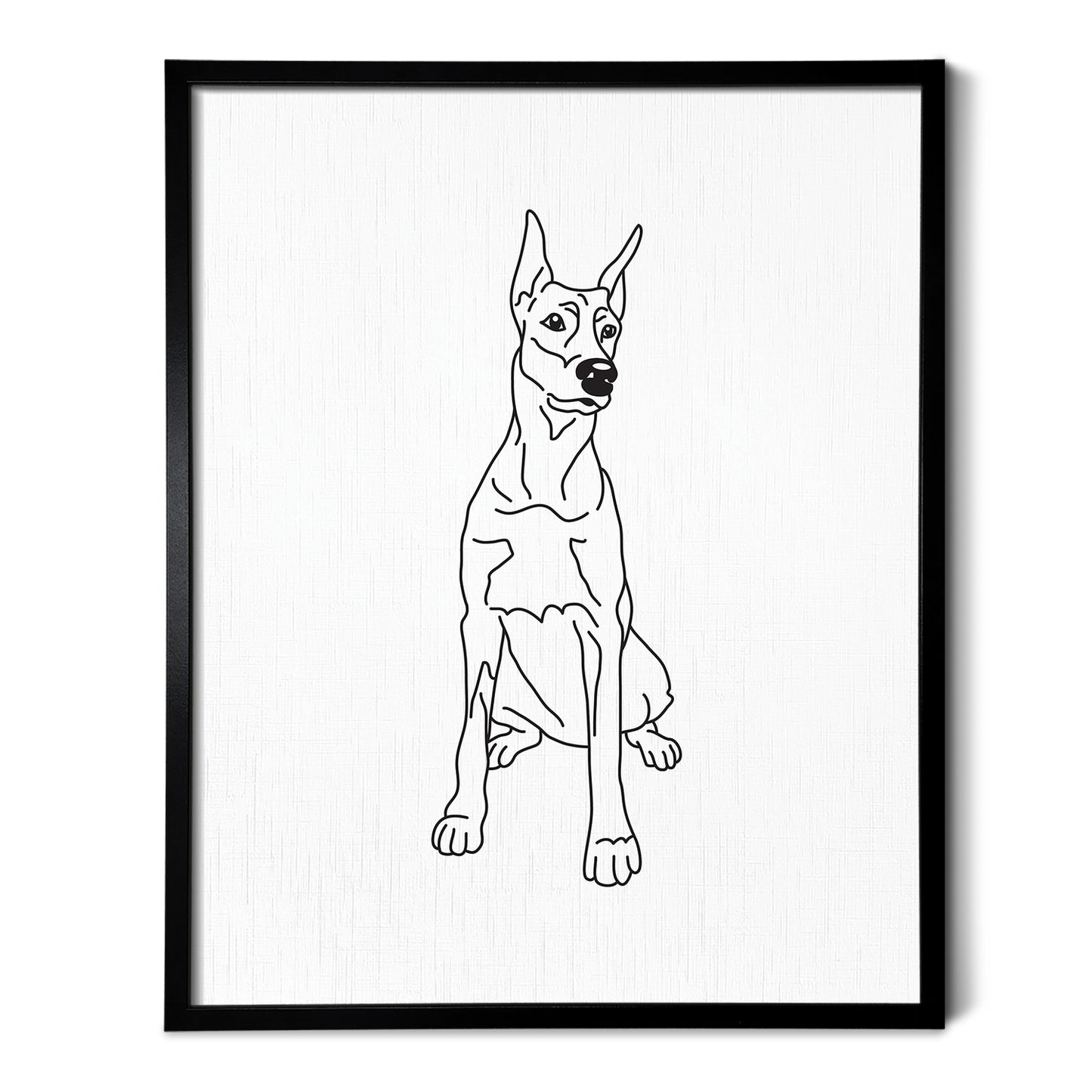 Doberman Art Print