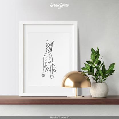 Doberman Art Print