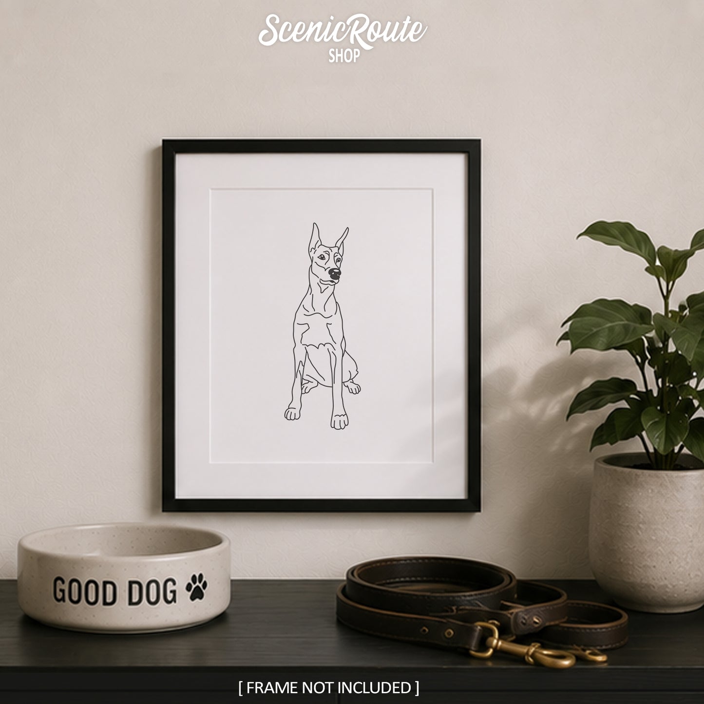 Doberman Art Print