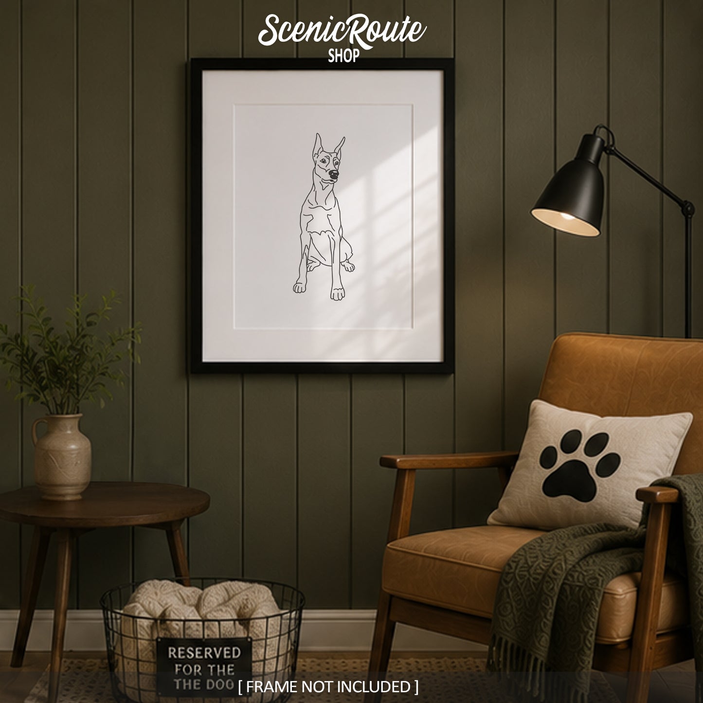 Doberman Art Print