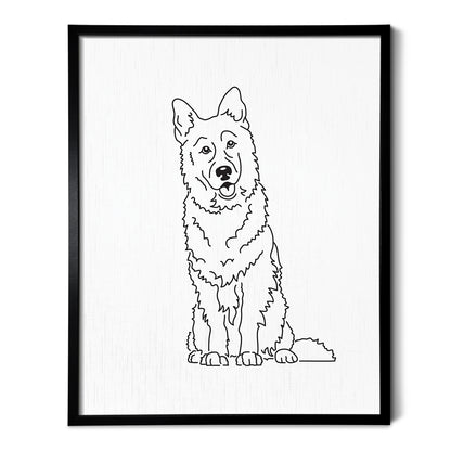 German Shepherd Art Print