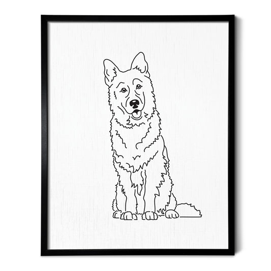 German Shepherd Art Print