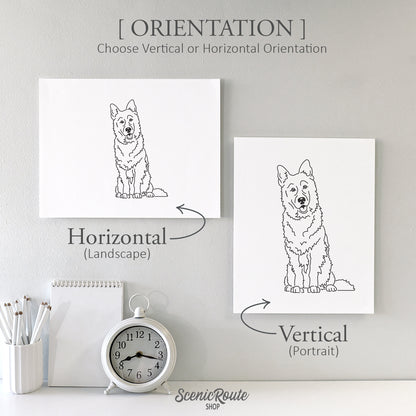 German Shepherd Art Print