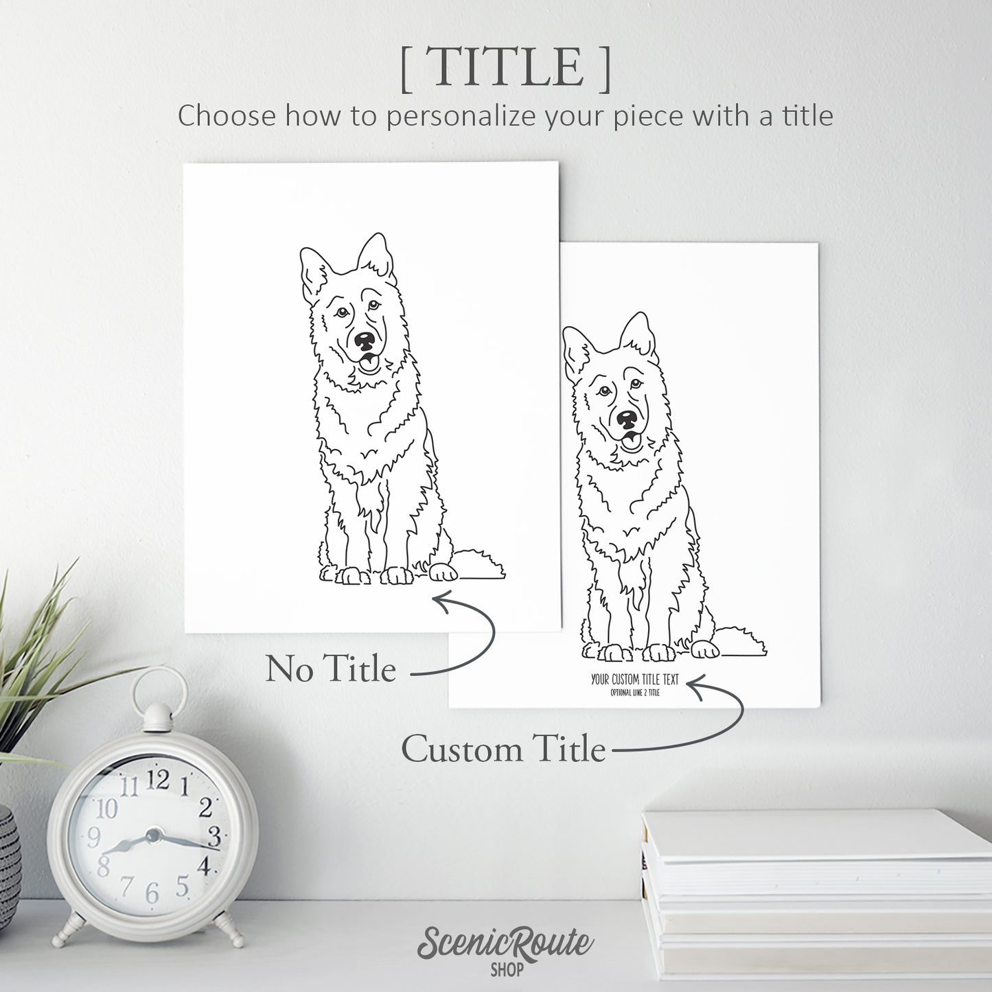 German Shepherd Art Print