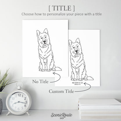 German Shepherd Art Print