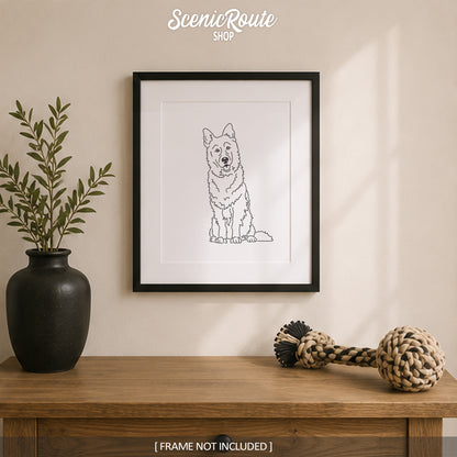 German Shepherd Art Print