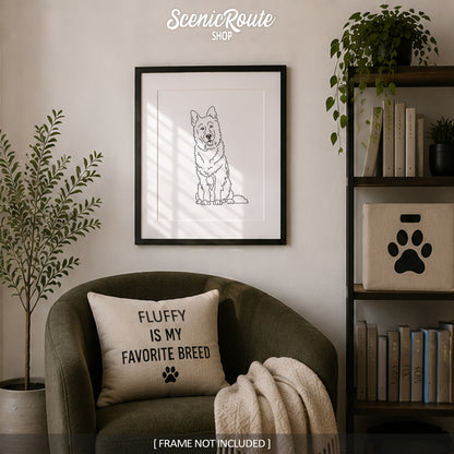 German Shepherd Art Print