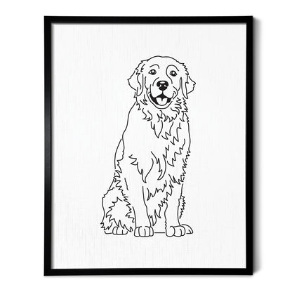 Golden Retriever Art Print
